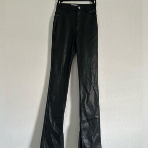 Zara faux leather pants